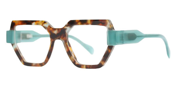 Henau® Lazo Eyeglasses HEN-LAZO-1H07C-50 - Tortoise - 1H07c