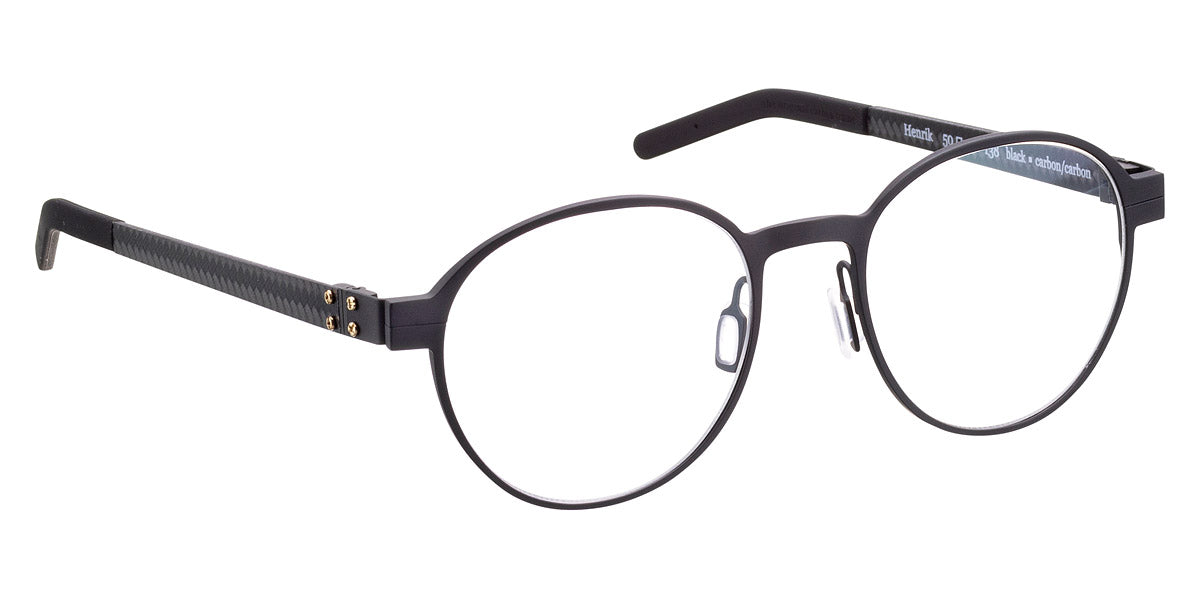 BLAC® HENRIK BLAC HENRIK BLACK 50 - Black / Black Eyeglasses