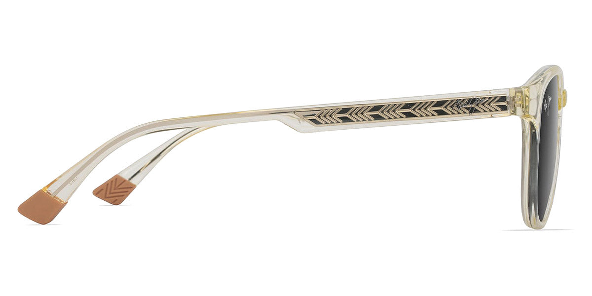 Maui Jim® Hiehie MAU Hiehie GS636-21 50 - Trans Yellow/Shiny / Neutral Grey Sunglasses