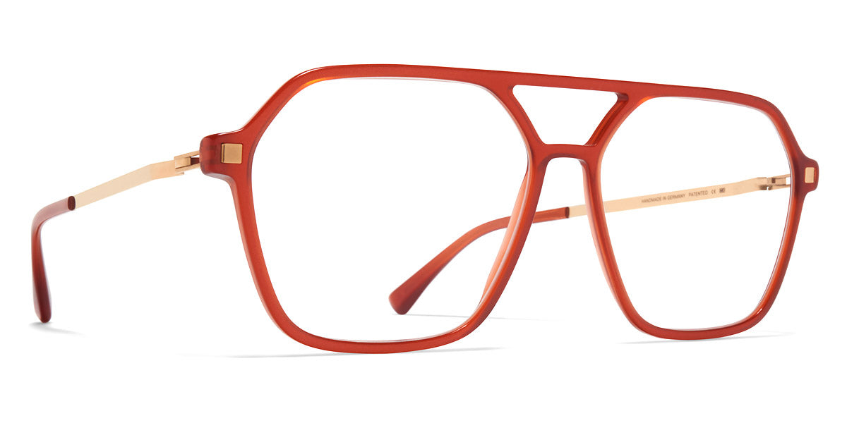 Mykita® HITI MYK HITI C152 Milky Peach/Champagne Gold 56 - C152 Milky Peach/Champagne Gold Eyeglasses