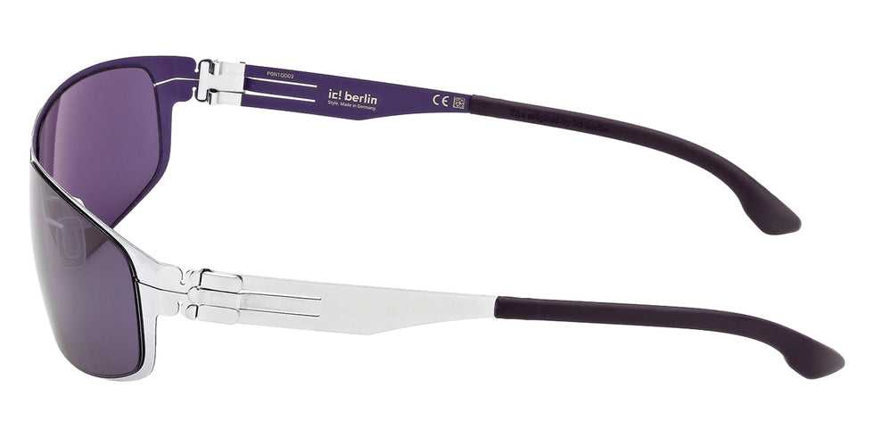 Ic! Berlin® SCOTT IC0063 20Y 63 - Fashion-Silver Crocus / Violet Sunglasses