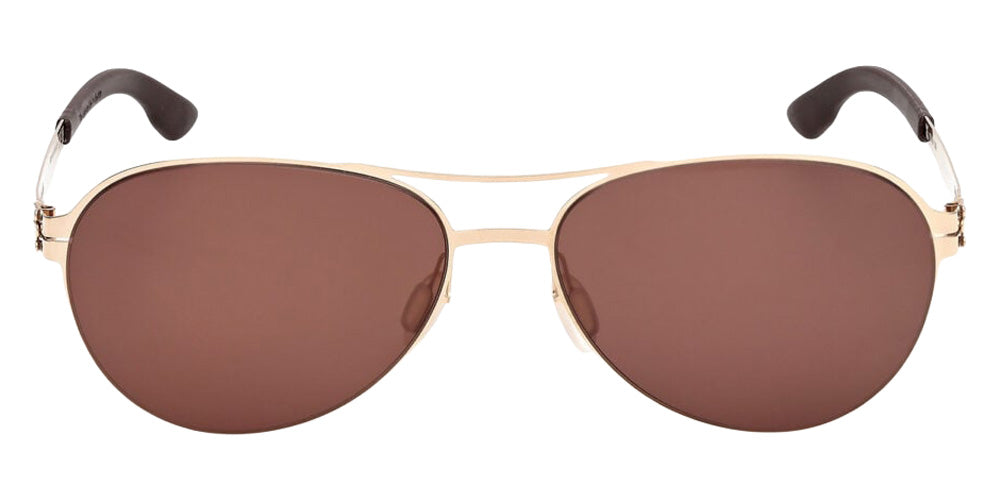 Ic! Berlin® Radi Sunglasses- 28R - Matte Sandblasted Dark Ruthenium / Matte Sandblasted Dark Ruthenium
