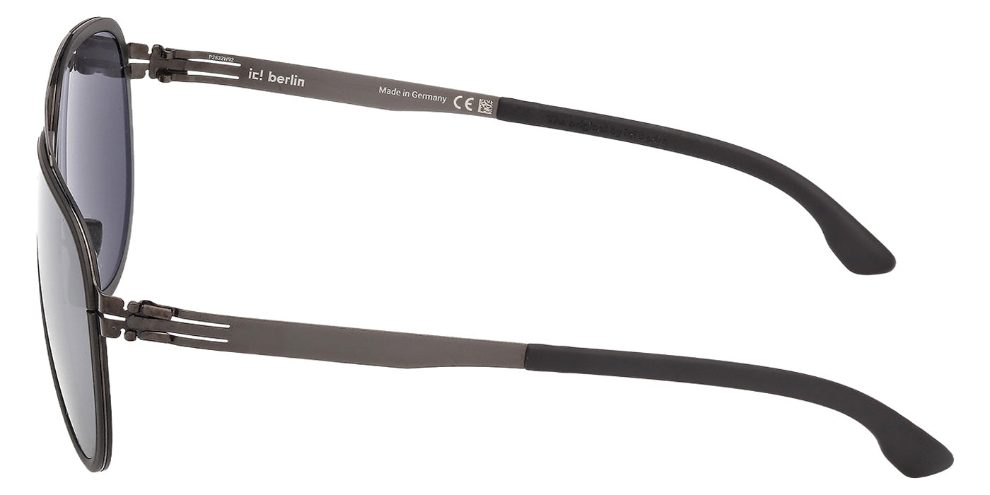 Ic! Berlin® RHENIUM Sunglasses - Black/Monocolor / Black/Horn
