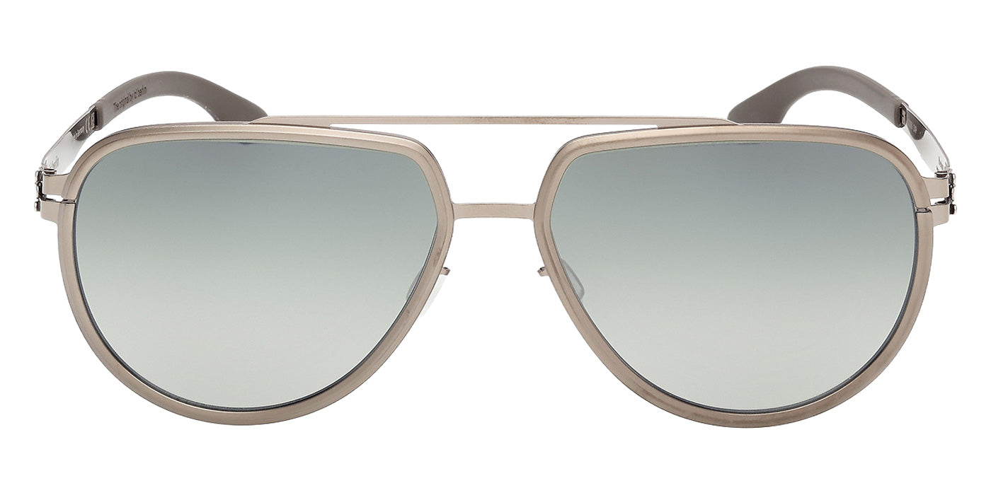 Ic! Berlin® RHENIUM Sunglasses - Matte Light Ruthenium / Matte Light Ruthenium