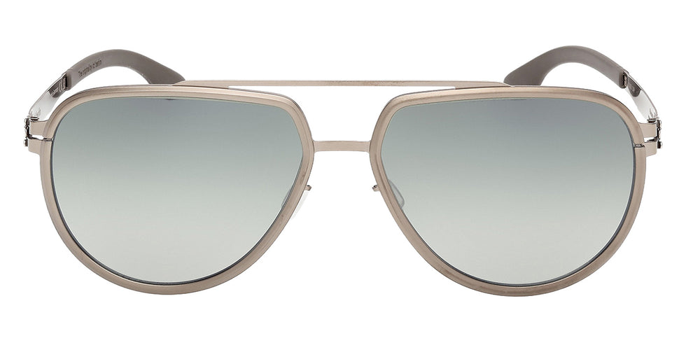 Ic! Berlin® RHENIUM Sunglasses - Matte Light Ruthenium / Matte Light Ruthenium