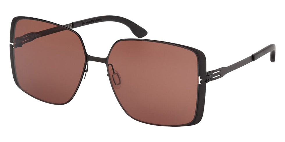 Ic! Berlin® Jinna Sunglasses- 02E - Matte Black / Matte Black
