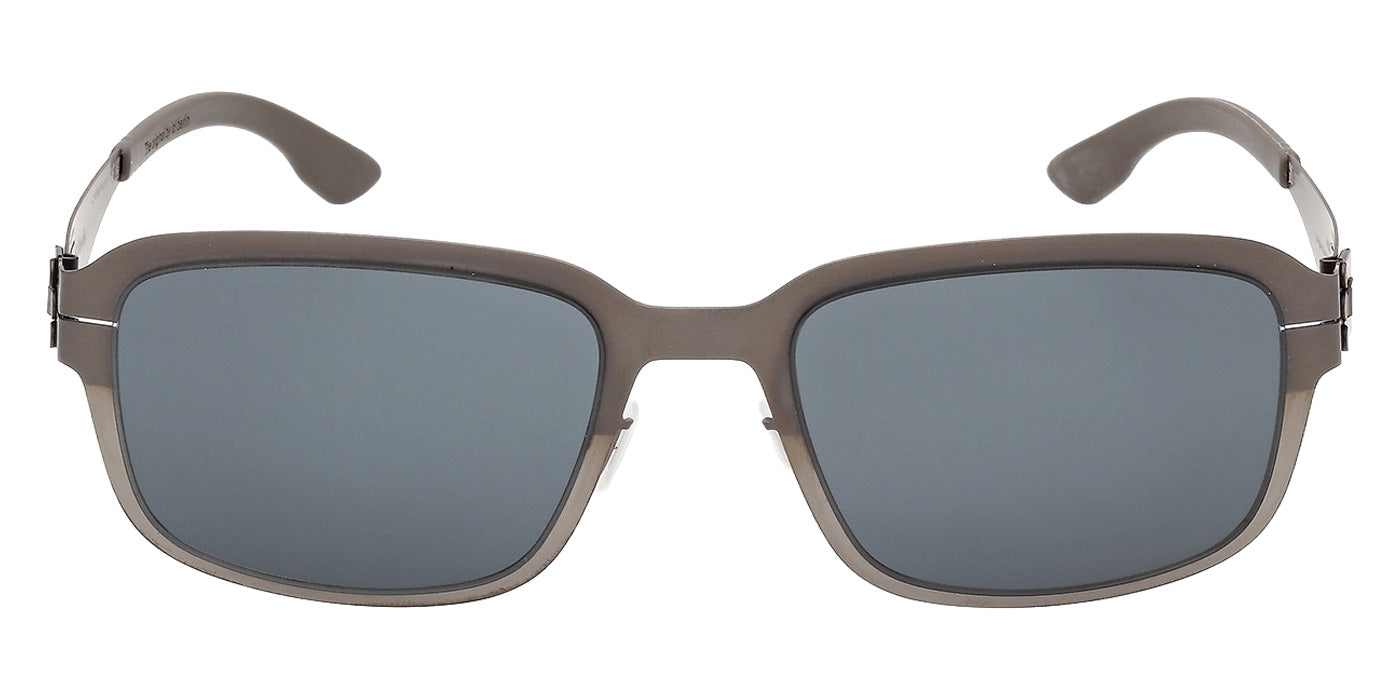 Ic! Berlin® JONTE Sunglasses - Matte Antiqued Dark Nickeltin / Matte Black