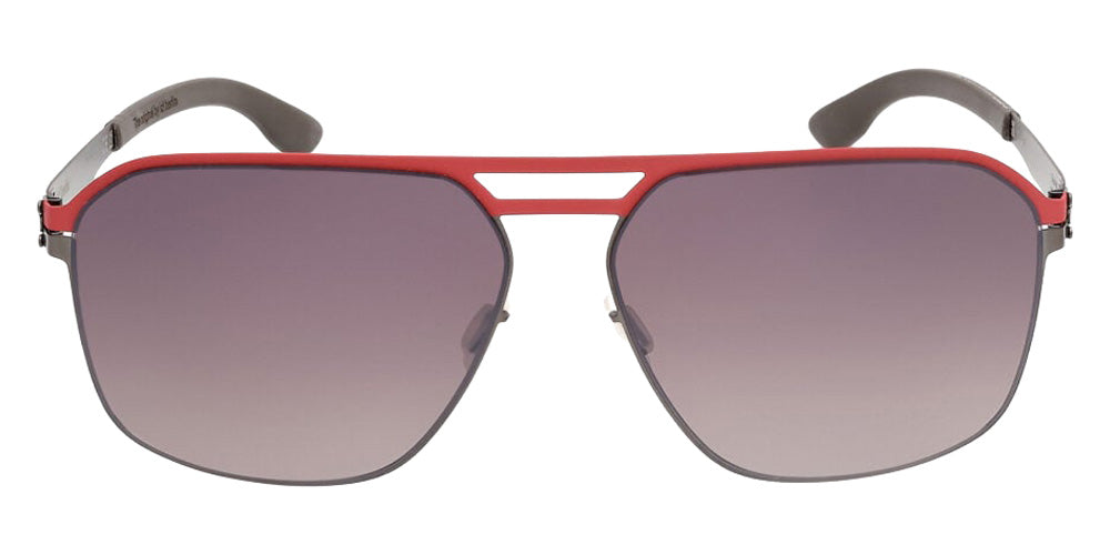 Ic! Berlin® Rasmus Sunglasses- 68F - White/Texture / Matte Black