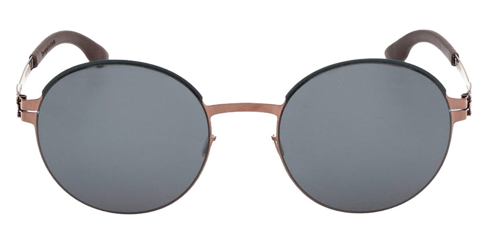 Ic! Berlin® Pina Sunglasses- 98N - Shiny Antiqued Pale Gold / White/Havana