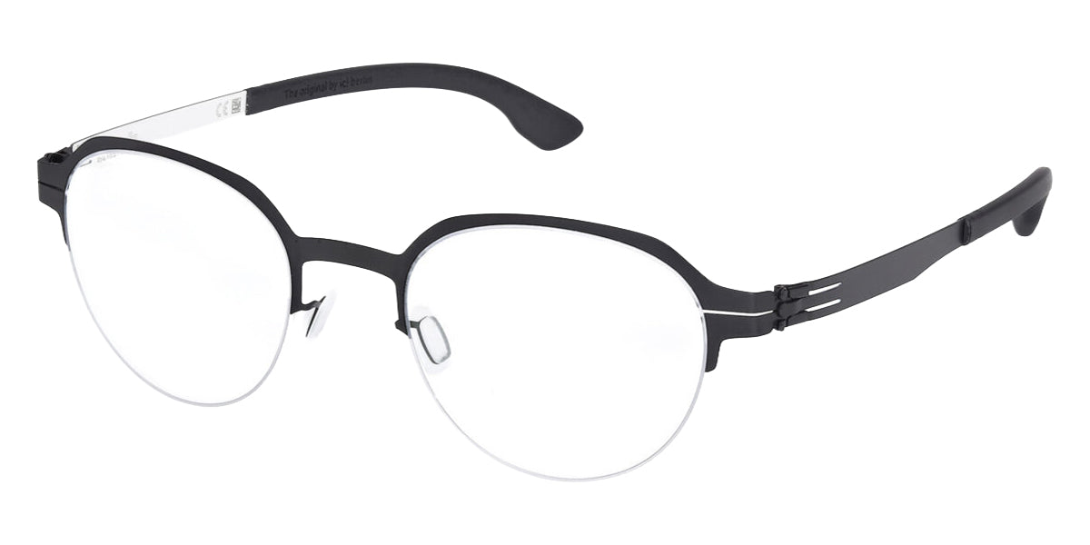 Ic! Berlin® ARI SMALL IC5161 004 47 - 004 - Black/White/Black/White Eyeglasses