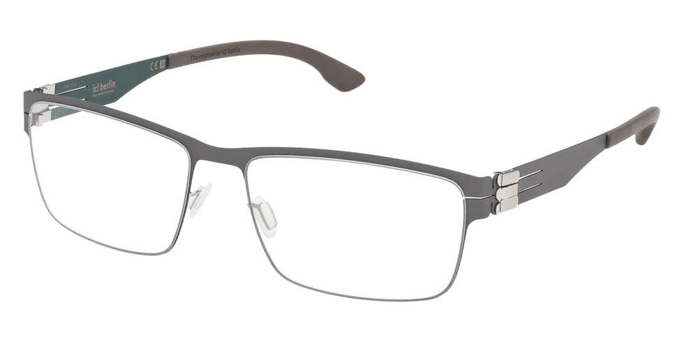 Ic! Berlin® HANIA L LARGE IC5163 009 59 - 009 - Matte Gunmetal/Matte Gunmetal Eyeglasses