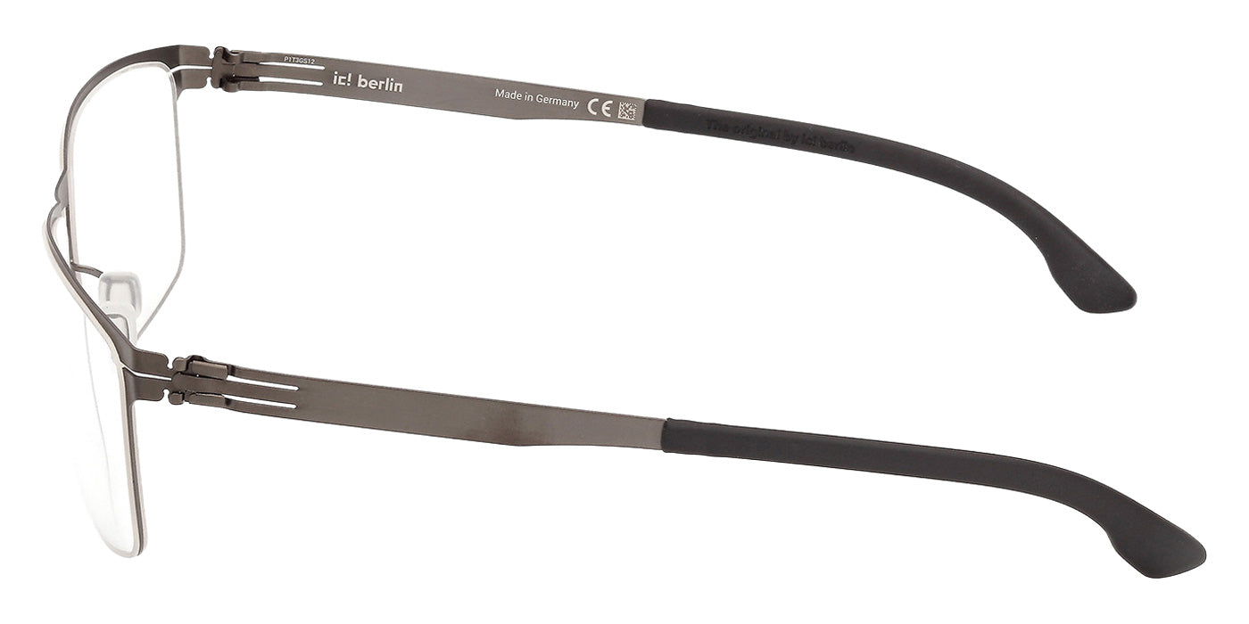 Ic! Berlin® SVEN H. LARGE Eyeglasses - Matte Black