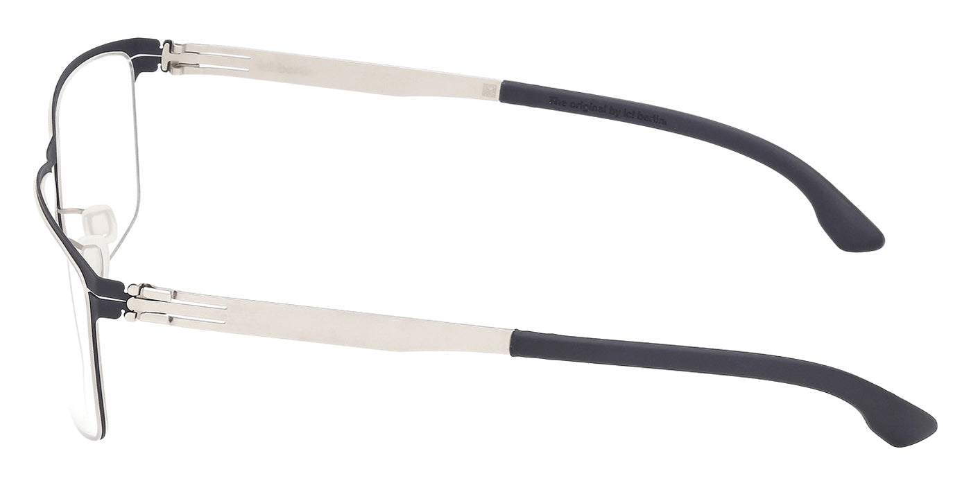 Ic! Berlin® SVEN H. LARGE Eyeglasses - Matte Rose Gold / Shiny Satin Gunmetal