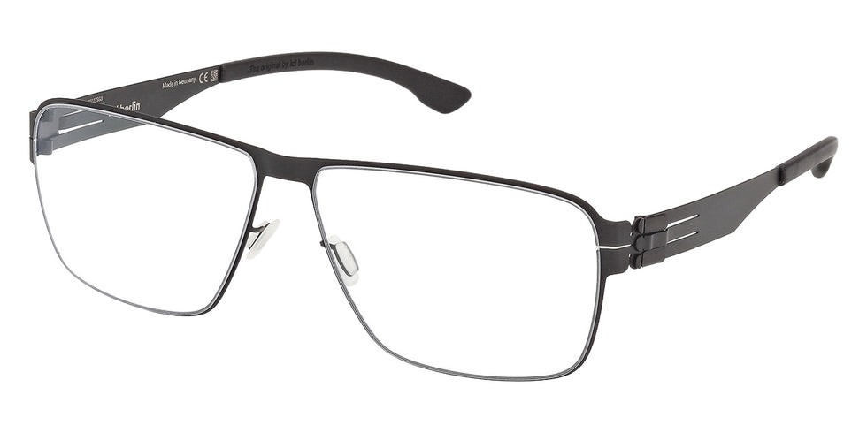 Ic! Berlin® THORSTI S. LARGE Eyeglasses - Matte Black / Matte Black