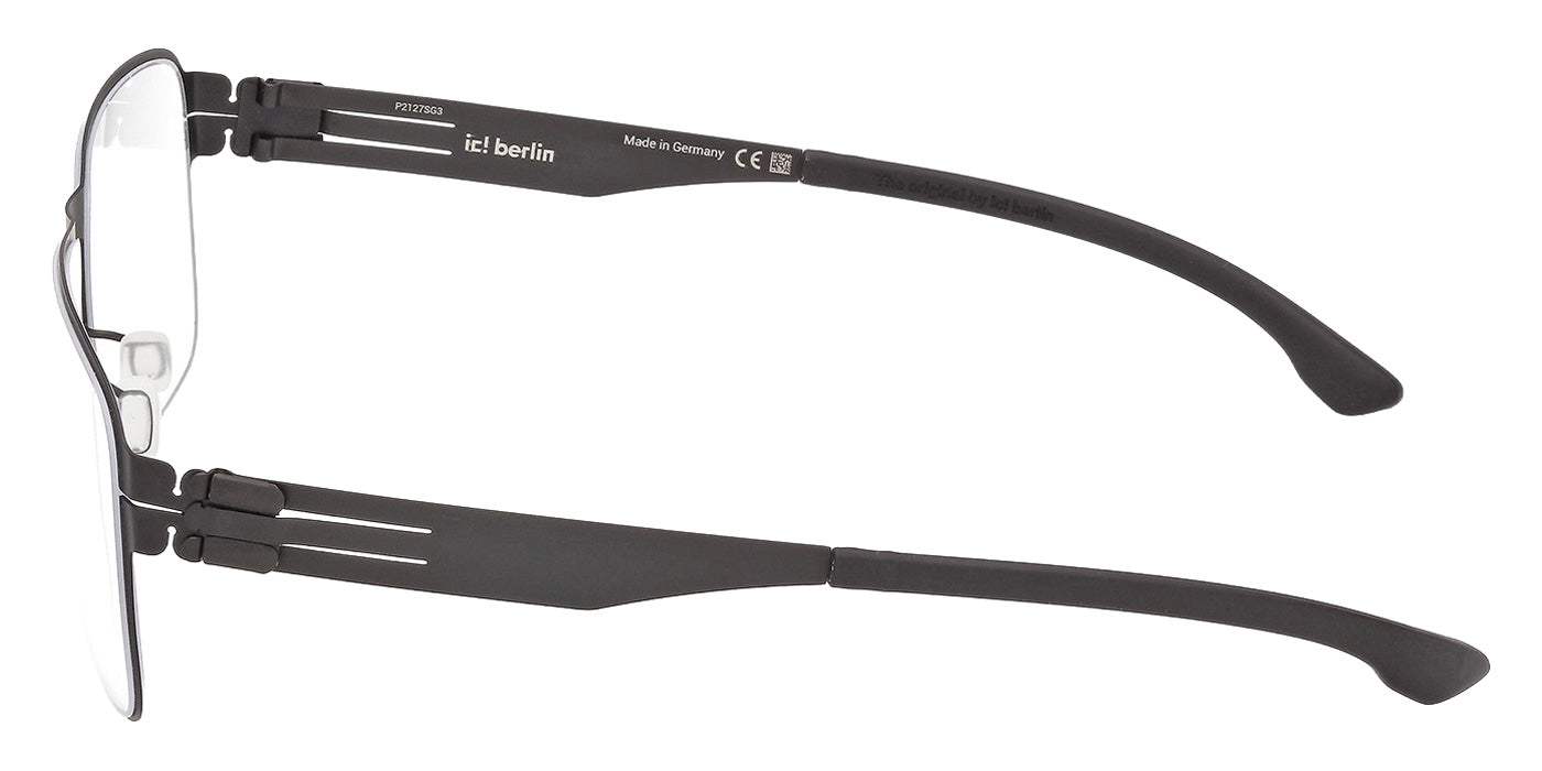 Ic! Berlin® THORSTI S. LARGE Eyeglasses - Matte Black / Matte Black