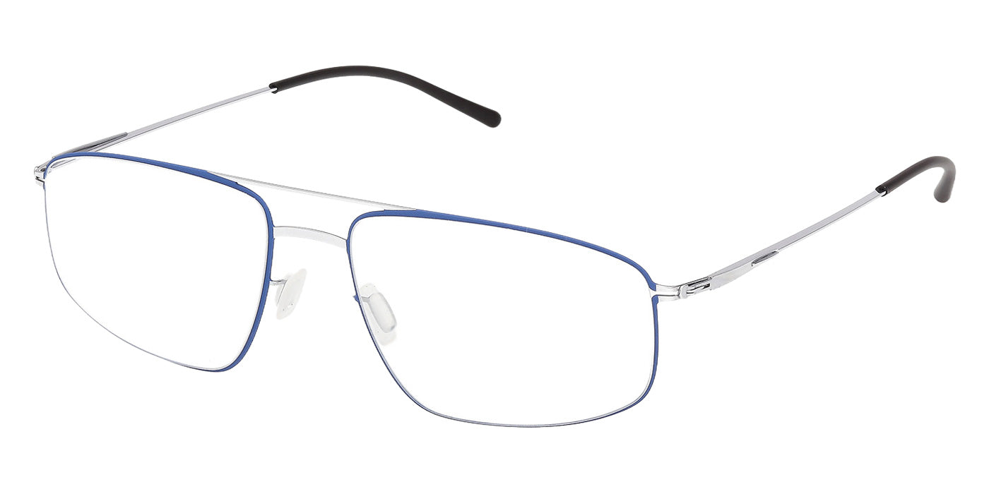 Ic! Berlin® VIK Eyeglasses - Matte Sandblasted Rose Gold / Matte Antiqued Gunmetal