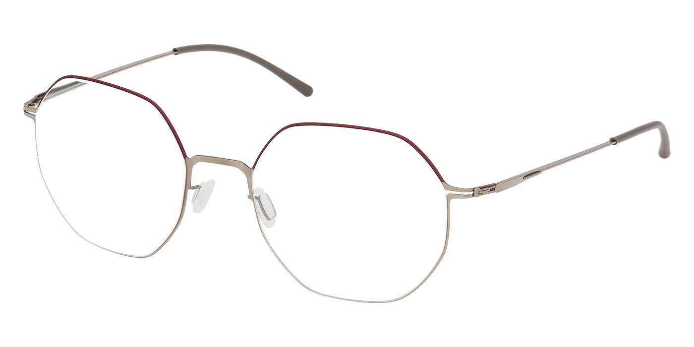 Ic! Berlin® DUA Eyeglasses - Matte Sandblasted Light Ruthenium / Matte Sandblasted Light Ruthenium