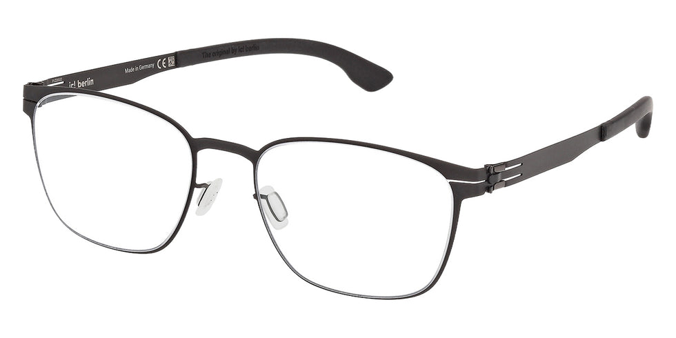 Ic! Berlin® TILMANN SMALL Eyeglasses - Matte Black / Matte Black