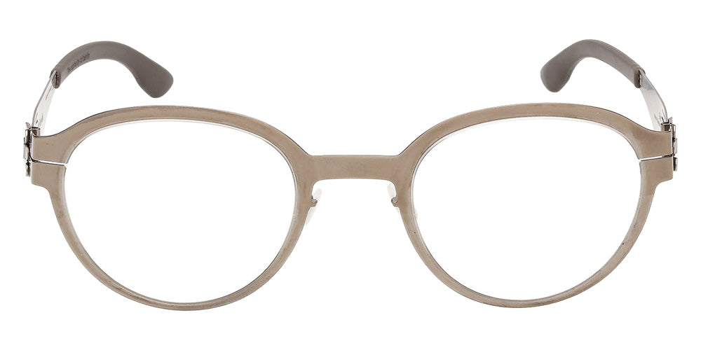 Ic! Berlin® Eike Eyeglasses- 038 - Shiny Satin Palladium / Matte Sandblasted Light Ruthenium