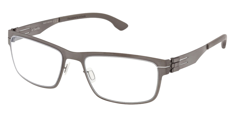 Ic! Berlin® THILO Eyeglasses - Matte Antiqued Dark Nickeltin