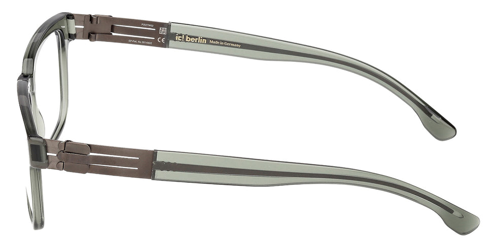 Ic! Berlin® RIVER Eyeglasses - Matte Palladium / Matte Black