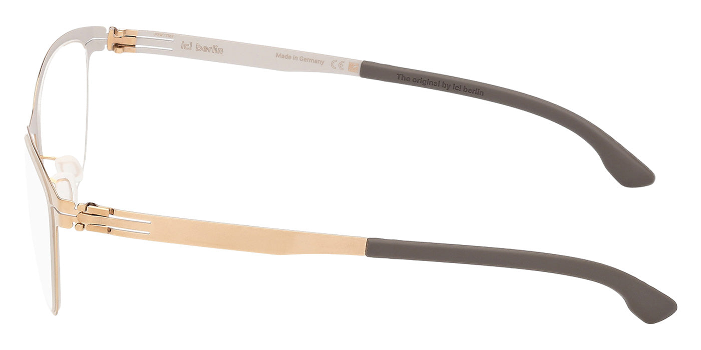 Ic! Berlin® AMANDA SMALL Eyeglasses - Matte Sandblasted Dark Ruthenium / Matte Sandblasted Dark Ruthenium
