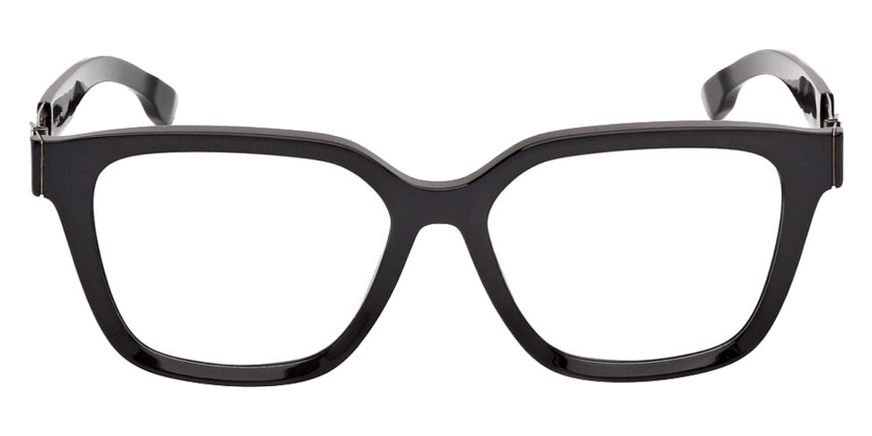 Ic! Berlin® Claire Eyeglasses- 001 - Matte Antiqued Gunmetal / White/Horn