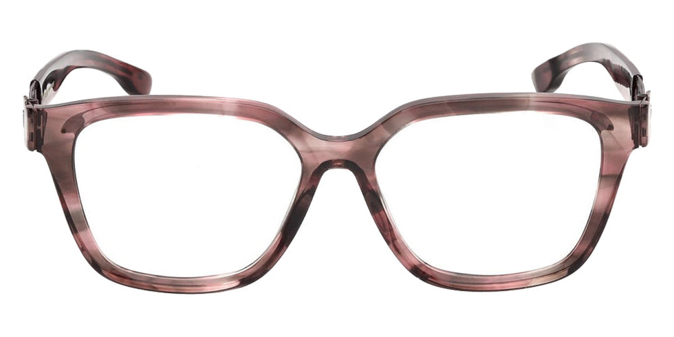 Ic! Berlin® Claire Eyeglasses- 050 - Shiny Satin Rhodium / Matte Sandblasted Dark Ruthenium