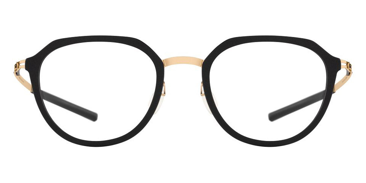 Ic! Berlin® Juna Rose Gold/Black Matt 49 Eyeglasses