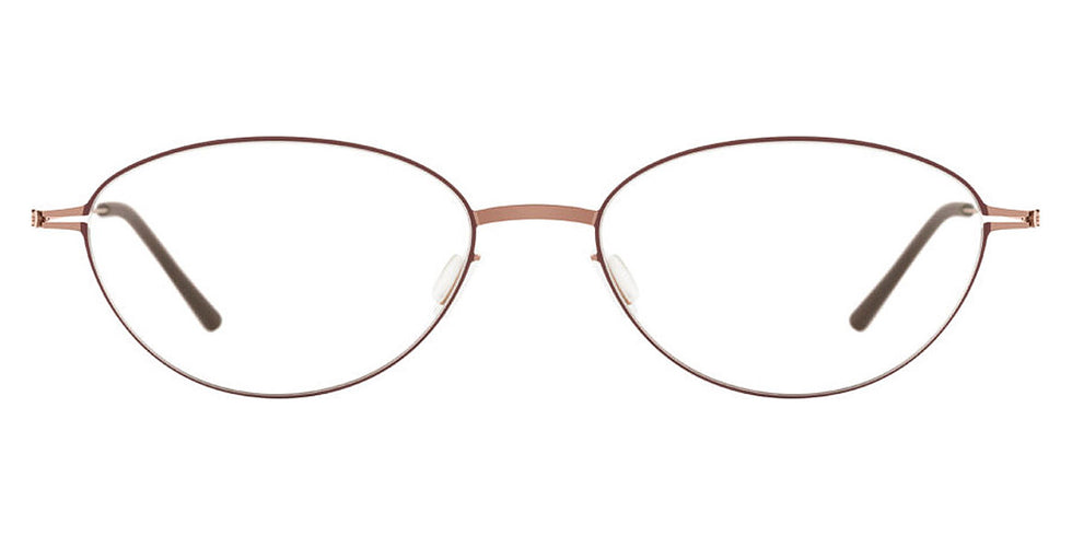 Ic! Berlin® Isa Shiny Copper-Kidney Bean 54 Eyeglasses