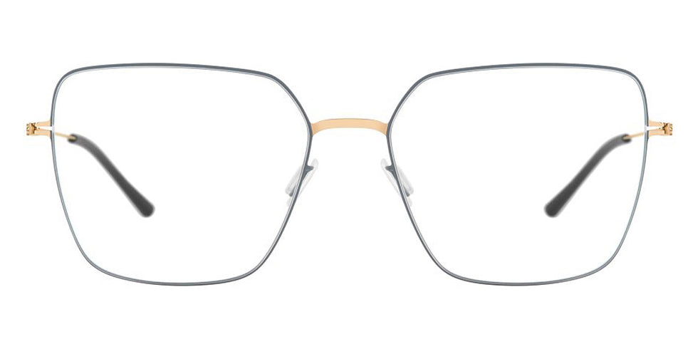 Ic! Berlin® Mea Rose Gold-Taubenblau Circle 53 Eyeglasses