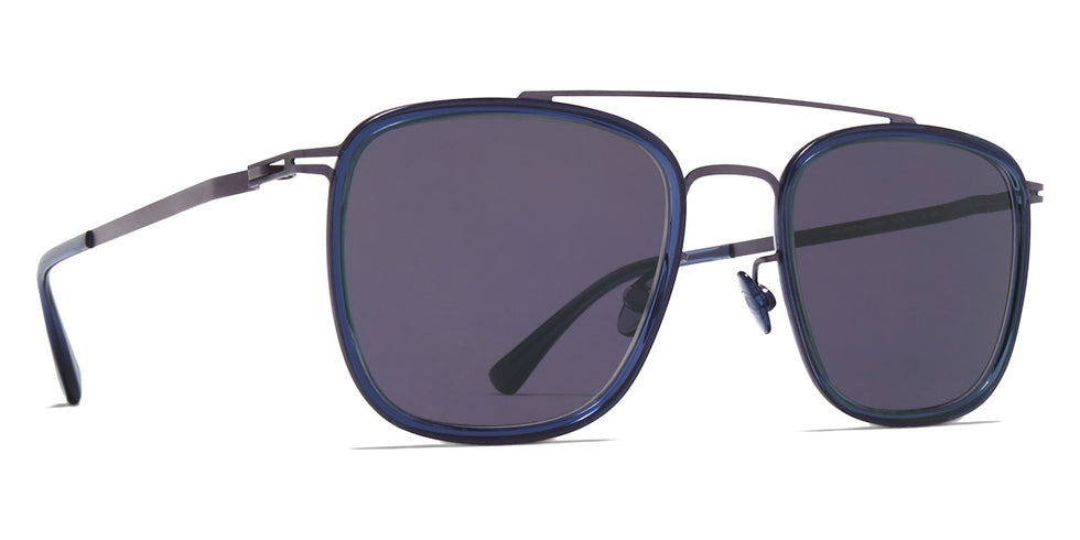 Mykita® JEPPE MYK JEPPE A66 Blackberry/Deep Ocean / Cool Grey Solid 51 - A66 Blackberry/Deep Ocean / Cool Grey Solid Sunglasses