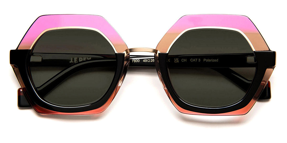 J.F. Rey® Adda JFR Adda 7800 49 - 7800 Purple Gradient/Black Sunglasses