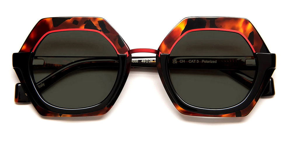 J.F. Rey® Adda JFR Adda 9000 49 - 9000 Demi Black Sunglasses