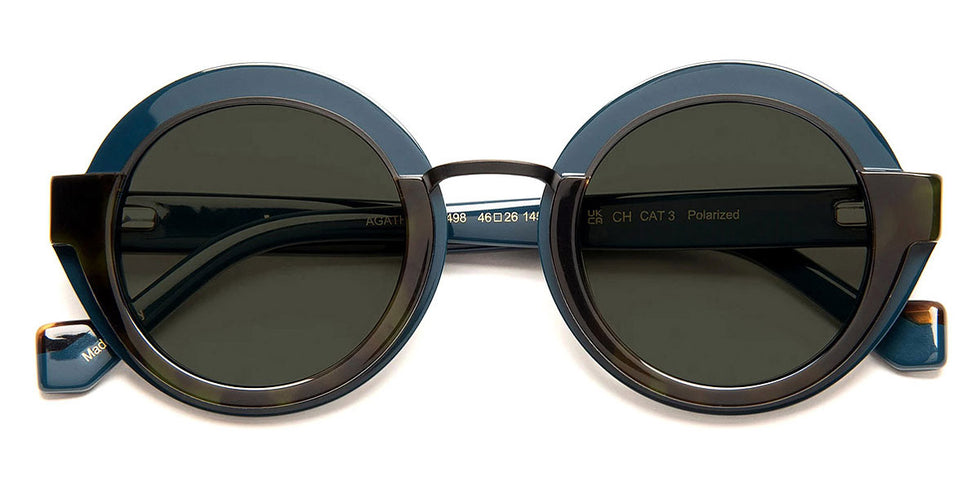 J.F. Rey® Agatha JFR Agatha 4498 46 - 4498 Green Peacock/Demi Sunglasses