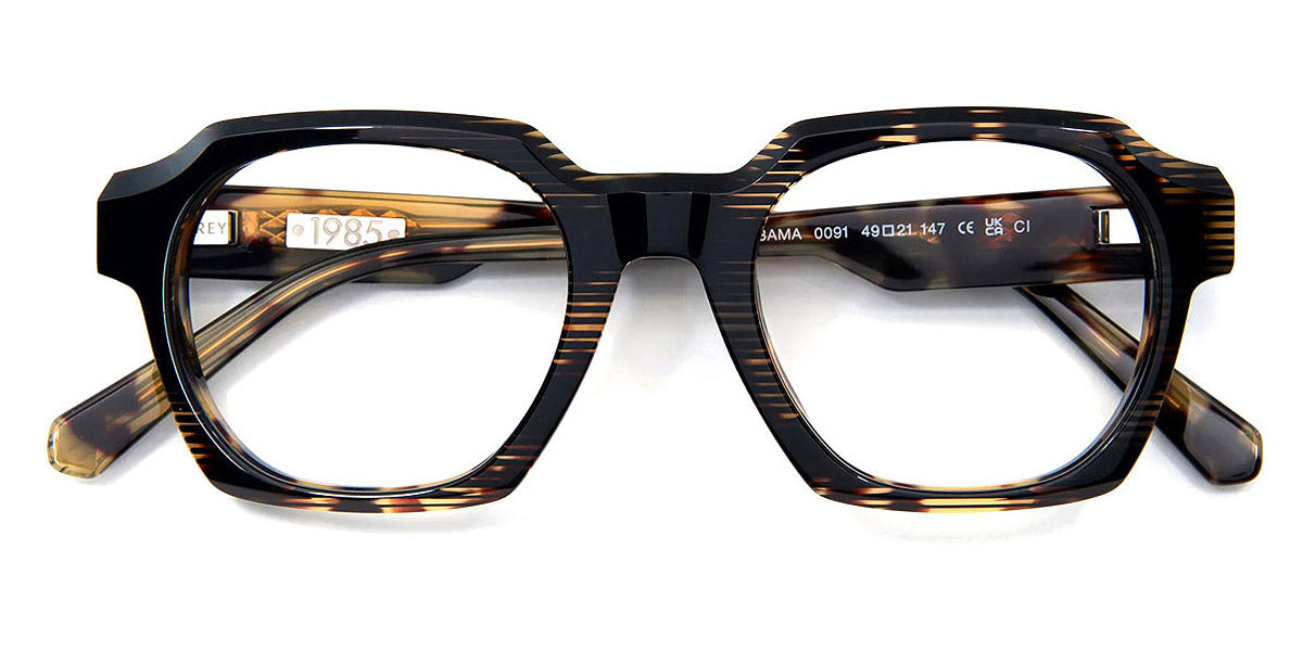 J.F. Rey® Alabama JFR Alabama 0091 49 - 0091 Brown Military Eyeglasses