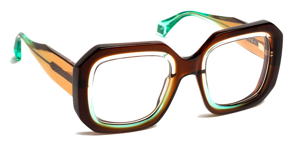 J.F. Rey® Alaska JFR Alaska 9741 50 - 9741 Hazelnut/Green Mint Eyeglasses