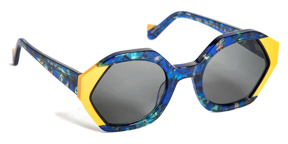 J.F. Rey® Amber JFR Amber 5028 52 - 5028 Mustard/Blue Sunglasses