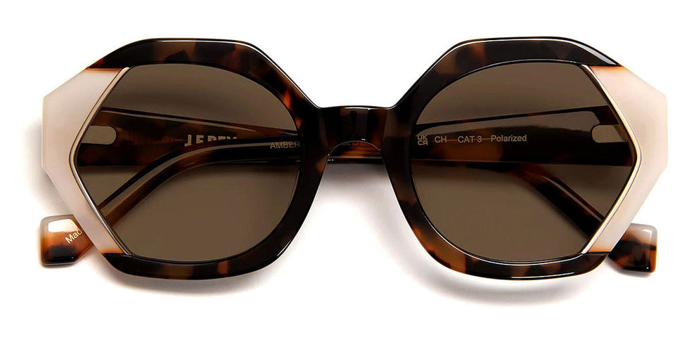 J.F. Rey® Amber JFR Amber 9110 52 - 9110 White/Demi Light Sunglasses