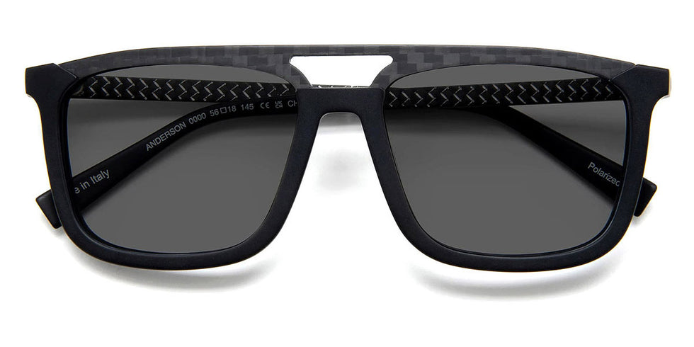 J.F. Rey® Anderson JFR Anderson 0000 56 - 0000 Carbon Black/Black Sunglasses