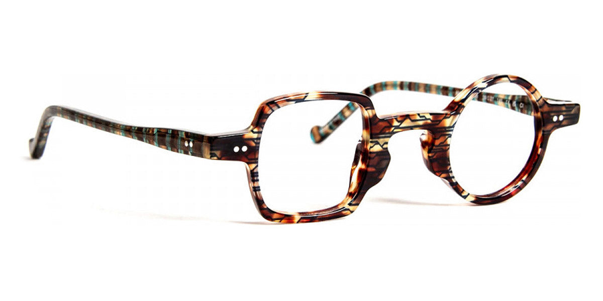 J.F. Rey® Andy JFR Andy 9898 39 - 9898 Brown Wire Eyeglasses