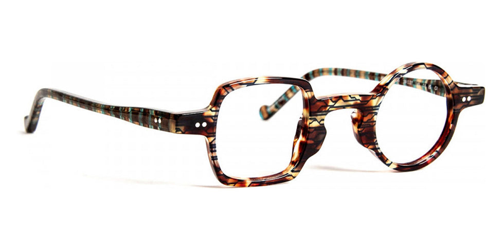 J.F. Rey® Andy JFR Andy 9898 39 - 9898 Brown Wire Eyeglasses
