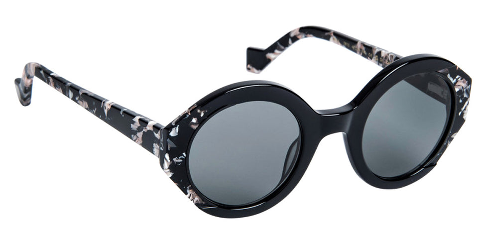 J.F. Rey® Anna Sun JFR Anna 0810 47 - 0810 Black / Pearly White Gl Sunglasses