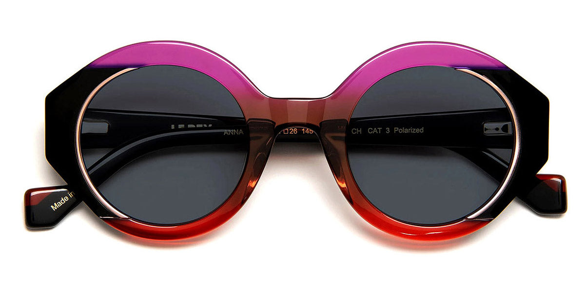 J.F. Rey® Anna JFR Anna 0078 47 - 0078 Black/Purple Gradient Sunglasses