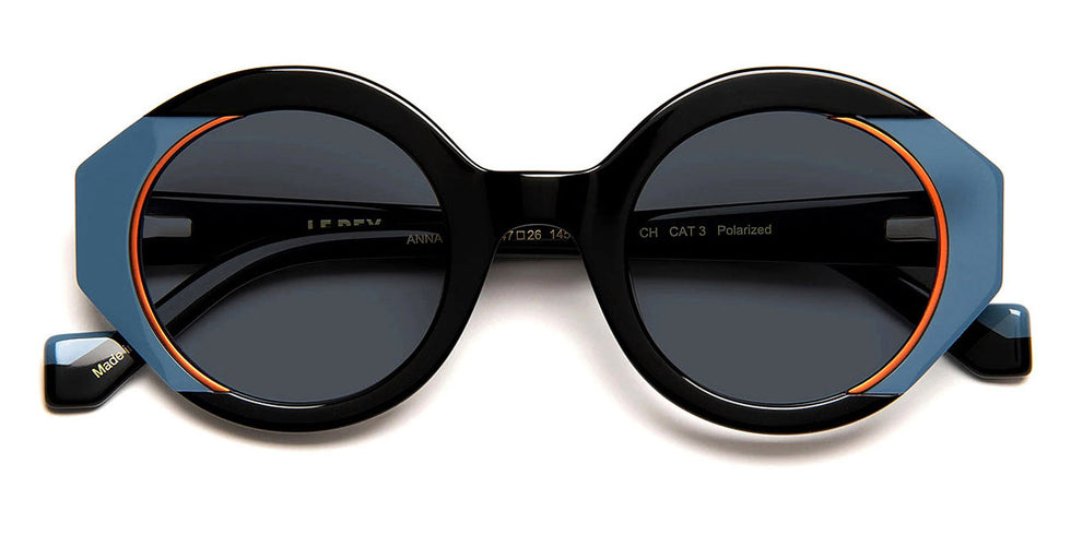 J.F. Rey® Anna JFR Anna 2200 47 - 2200 Blue/Black Sunglasses