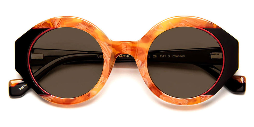 J.F. Rey® Anna JFR Anna 3652 47 - 3652 Burgundy/Giraffe Sunglasses