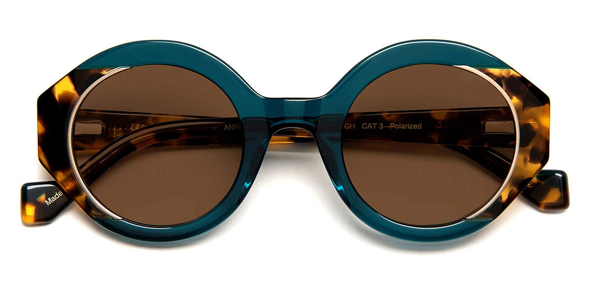 J.F. Rey® Anna JFR Anna 9844 47 - 9844 Demi/Green Peacock Sunglasses