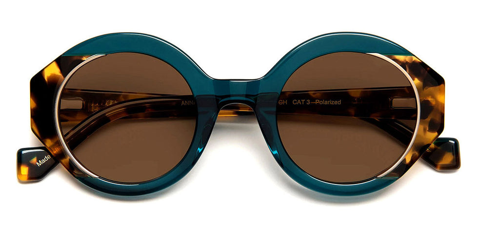 J.F. Rey® Anna JFR Anna 9844 47 - 9844 Demi/Green Peacock Sunglasses