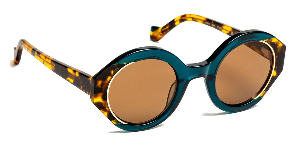 J.F. Rey® Anna JFR Anna 9844 47 - 9844 Demi/Green Peacock Sunglasses
