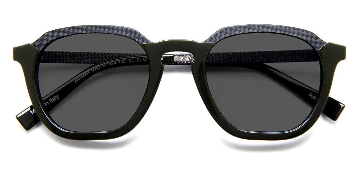 J.F. Rey® Artman JFR Artman 0043 51 - 0043 Carbon Black/Khaki Sunglasses